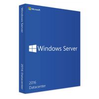 Licencia digital Microsoft Windows Server 2016 Datacenter, 1 PC, permanente, virtualización ilimitada, seguridad avanzada, activación online