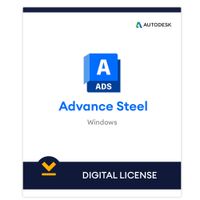 Licencia digital Autodesk Advance Steel, 1 PC, acceso completo por 12 meses, herramientas profesionales de diseño