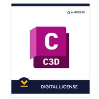 Licencia digital Autodesk Civil 3D, 1 PC, acceso completo por 12 meses, herramientas profesionales de diseño