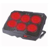Cooler para laptop Teraware máx. 17"", 2 puertos usb, 6 ventiladores, altura ajustable