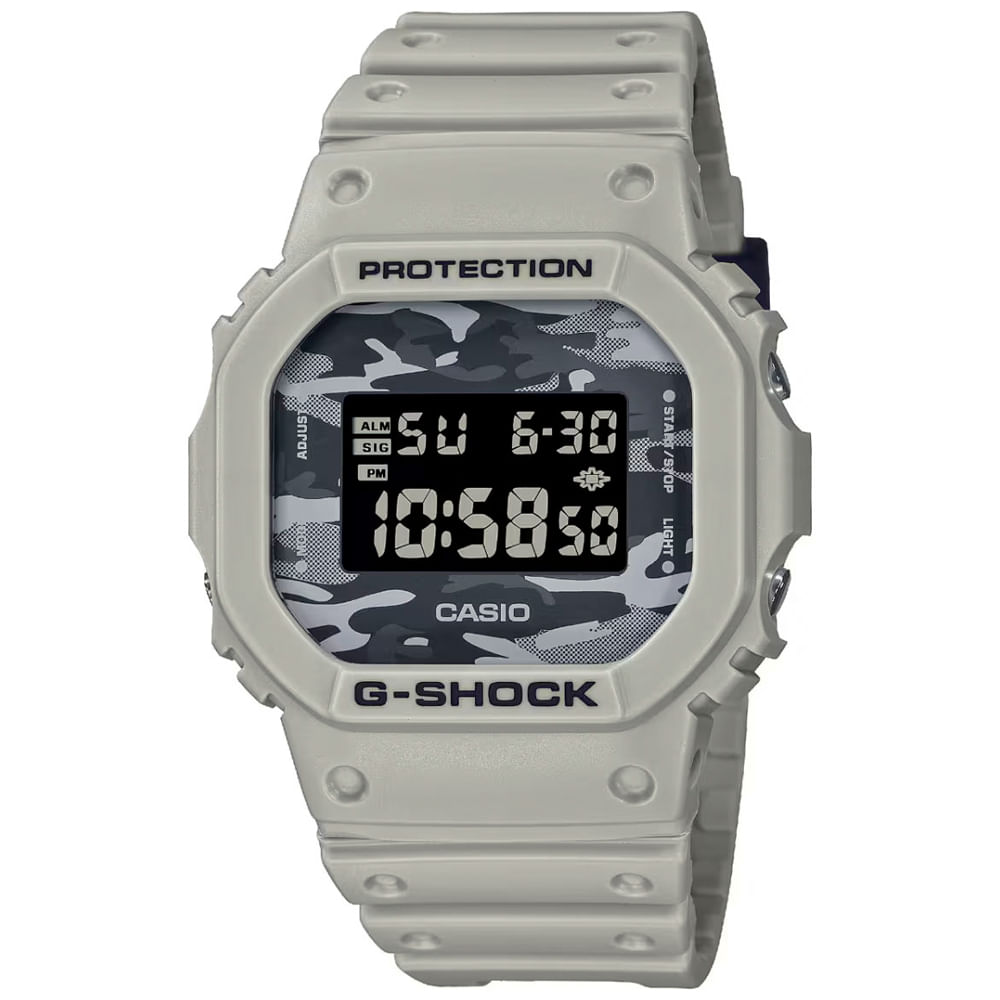 Reloj Casio G-Shock DW5600CA-8 Digital Luz de Fondo Acuático Gris