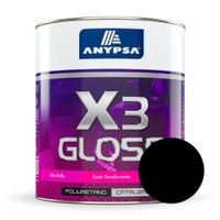 Gloss Poliuretano X-3 Anypsa Negro 900ml