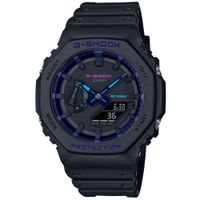 Reloj Casio G-Shock Carbon Core GA2100VB-1A  Digital Analogico Luz LED Resina Negro
