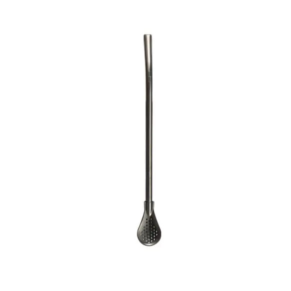 Bombilla negra para mate argentino o cualquier infusión