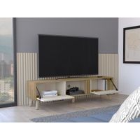 Rack Tv 65 Vance 2 Puertas Fresno - Capri