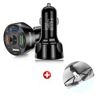 Cargador Cigarrera Autos A Celular Usb Carga Rápida
