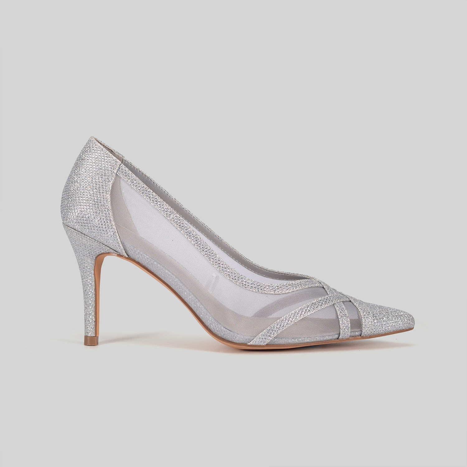 Zapatos De Vestir Mujer Malabar Collection Spark Plata