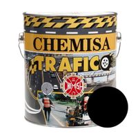 Pintura para tráfico Negro 1 galón Chemisa