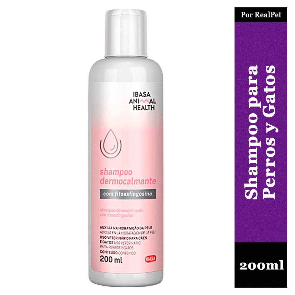 Shampoo Dermocalmante Ibasa Perros y Gatos 200ml