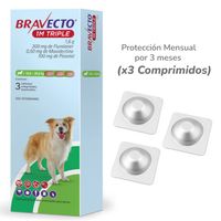 Bravecto Caja 1M Triple para perros de 10-20 kg