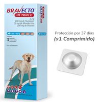 Bravecto 1m Triple X1 Comprimido (20-40kg)