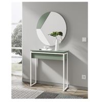 Consola Recibidor Mayte color Agave/Blanco 1 cajón TU MESITA