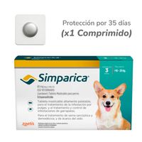 Simparica Comprimido Para Perros De 10–20 Kg