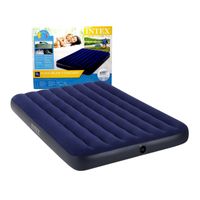 Colchón Inflable Intex 2 Plazas 137 X 191 X22 Cm Camping
