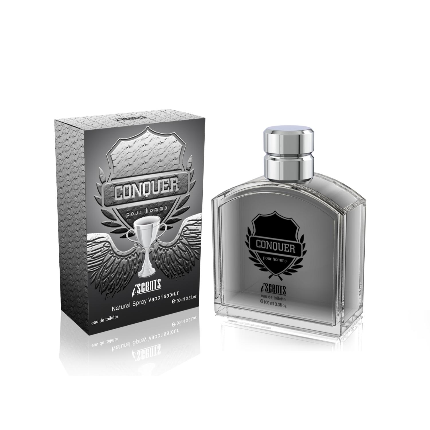 Perfume Conquer Pour Homme Iscents Hombre Edt 100 Ml
