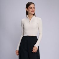 Chompa Mujer Hypnotic Rib Zip 1