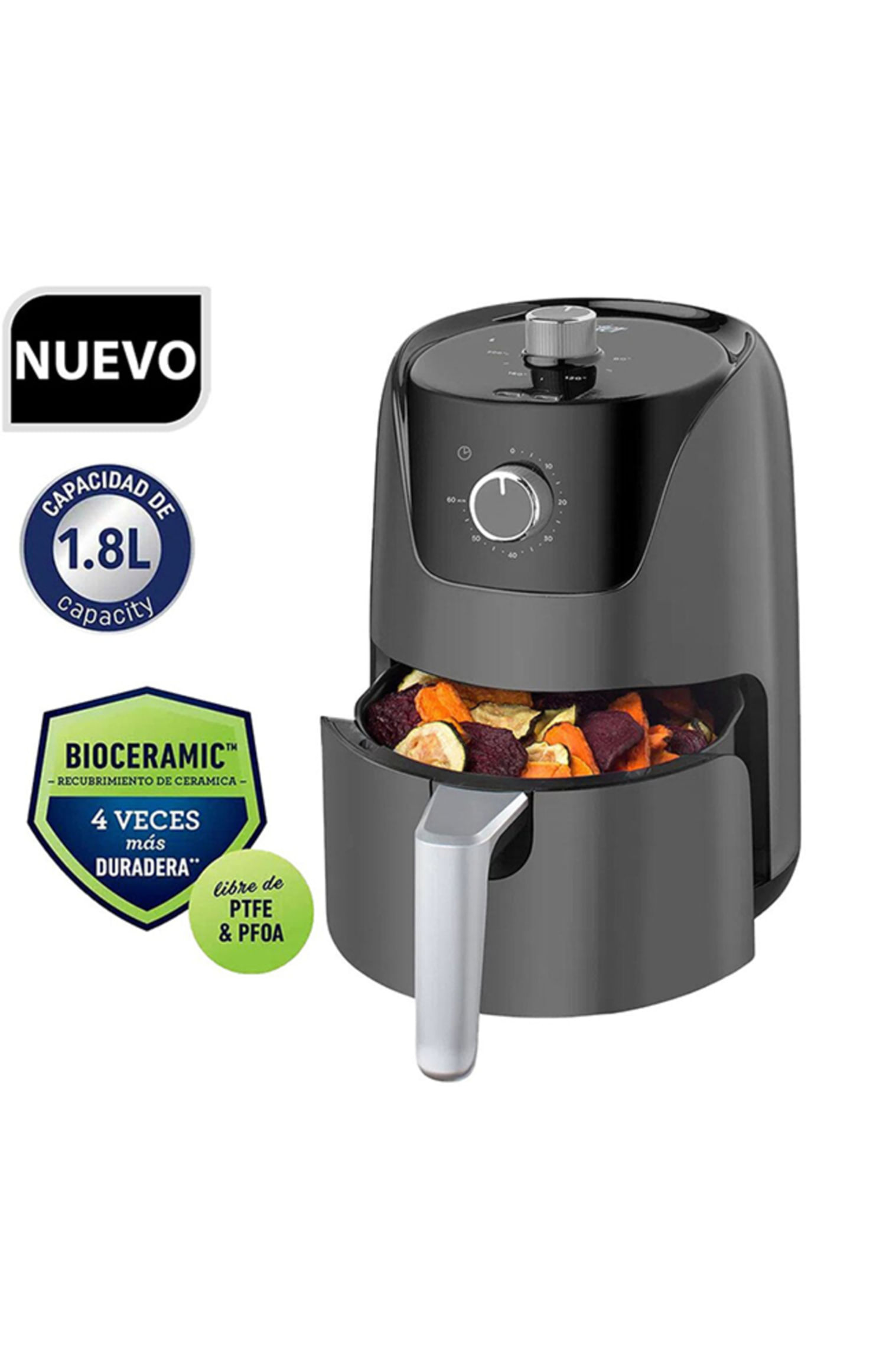 Freidora de Aire Digital Oster Multiusos de 1.8 Lt CKSTAF18M (oferta)
