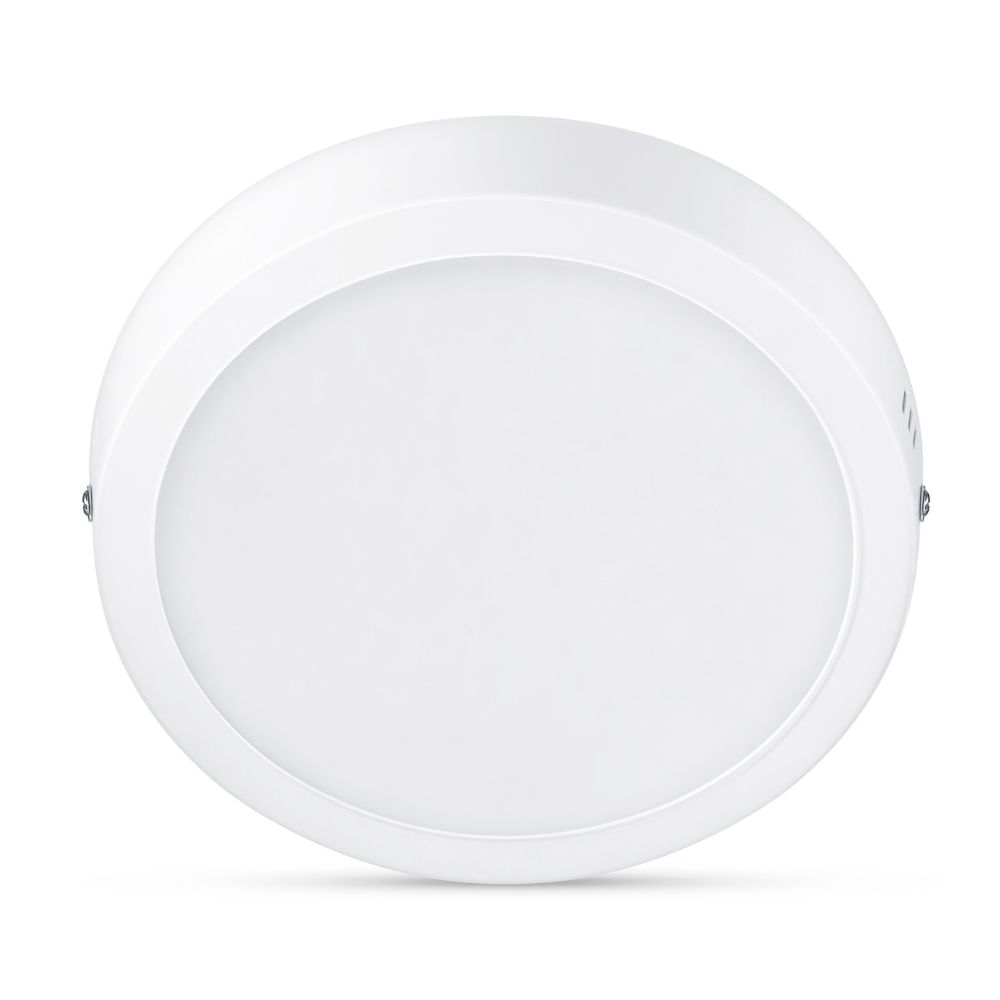 Downlight LED Philips Redondo Adosable 12w Luz Cálida