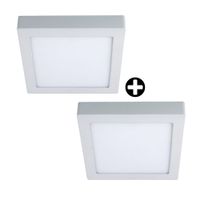 COMBO Orange: 2 Downlight adosable Orange Cuadrado 18W Luz Fría