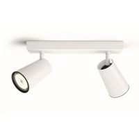 Spot LED Barra Deco Philips 2 Luces Paisley Blanco