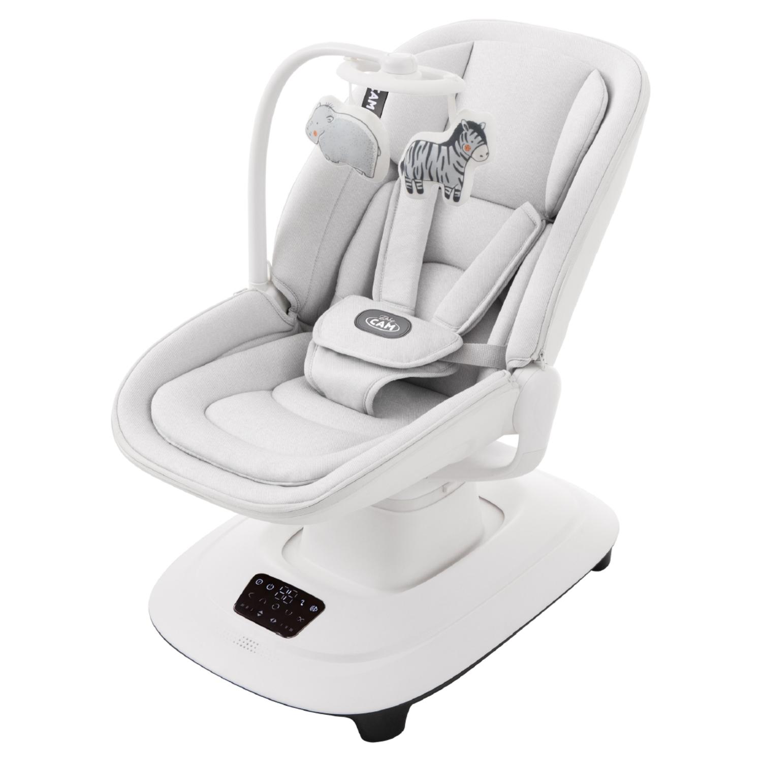 Mecedora Eléctrica Táctil Baby Cam Blanco