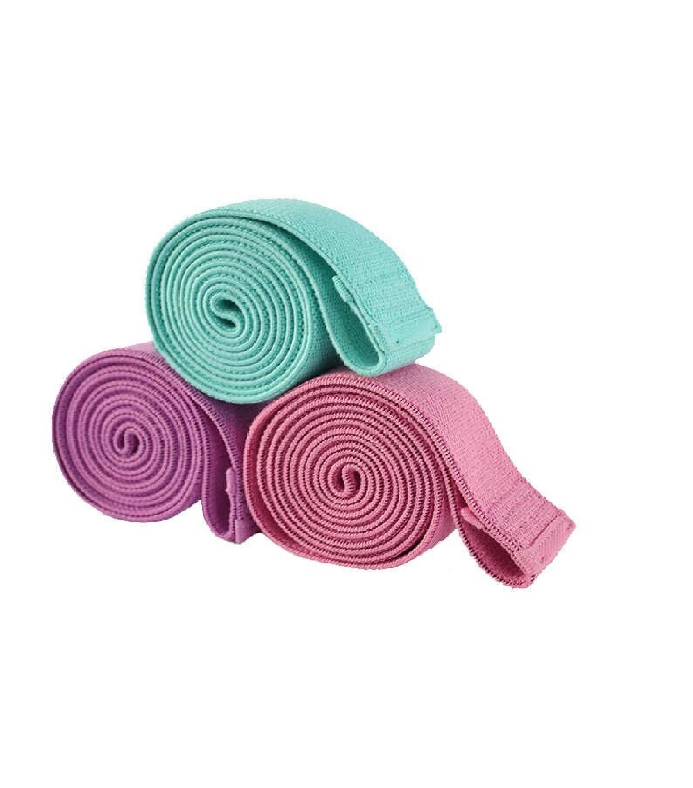 Bandas Largas De Resistencia Tela Set 3 Crossfit 2mt Yoga