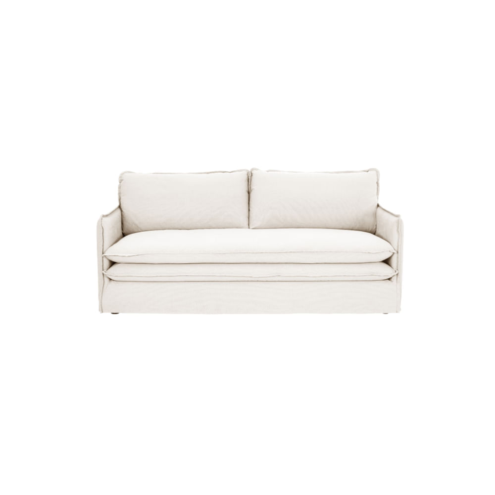 Sofá Lino Tania 3 Cuerpos Beige