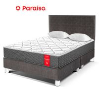 Juego de Dormitorio Paraíso Su Majestad King Acero + 2 almohadas + protector