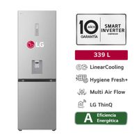 LG Refrigeradora Door Cooling+ 339LT GB37SPY Plateado