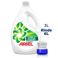 Detergente Líquido Ariel Concentrado Doble Poder 3L