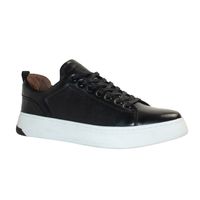 Zapatillas Para Hombre Cuero Chicago Negro Hush Puppies