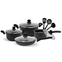 Juego de ollas antiadherente 11PZAS FZ X1705M Negro