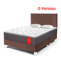 Juego de Dormitorio Paraíso Super Star King Chocolate + 2 almohadas + protector