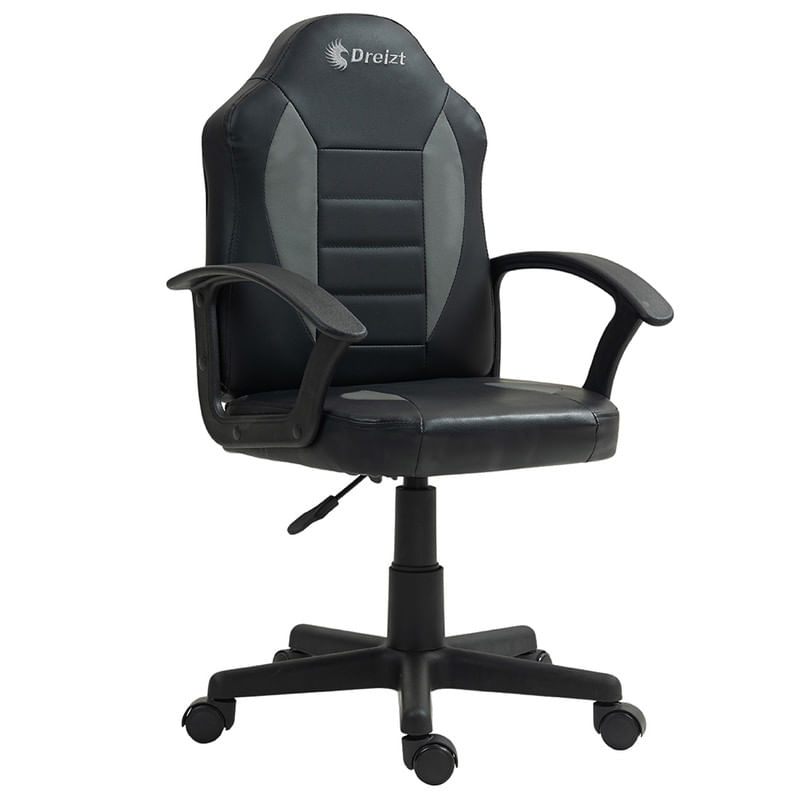 Silla Gamer Dreizt Play Series Negro – Altura Regulable Infantil Niño