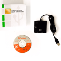 Lector de DNI Electrónico Smart Card ISO7816 - Negro