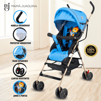 COCHE BASTÓN DEPORTIVO «BABY TOONS» CELESTE - copy