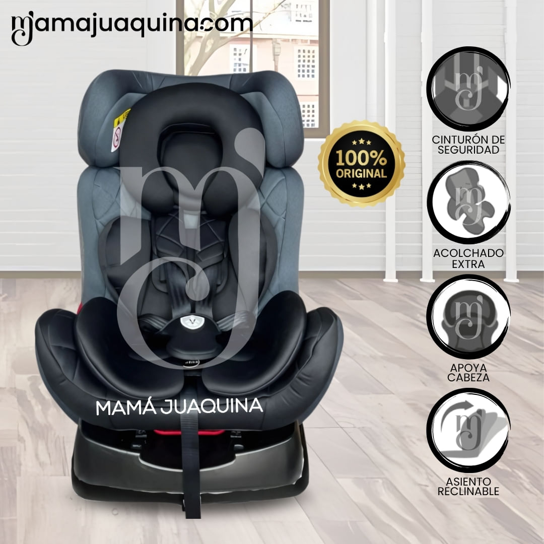 Silla De Auto Baby Kits «VENECIA» Negro