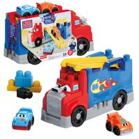 Juguete De Construcción Mega Blocks Grúa Construye Y Compite