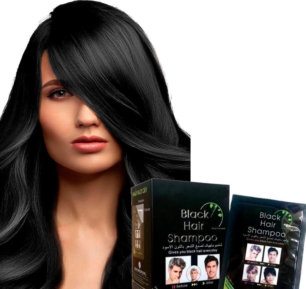 SHAMPOO PARA CANAS TINTE NEGRO