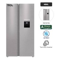 Refrigeradora TCL 486L No Frost P520SBN Grey Inox