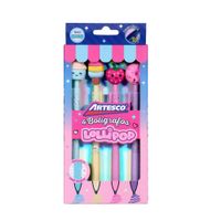 Set ARTESCO Boligrafos Lollipop Col X4