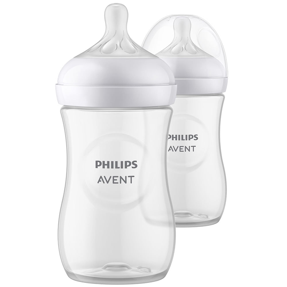 Biberón AVENT Nat Resp3.0 X2 260Ml Flow3