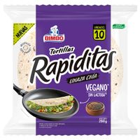 Tortillas Rapiditas BIMBO de Linaza y Chia Bolsa 260g