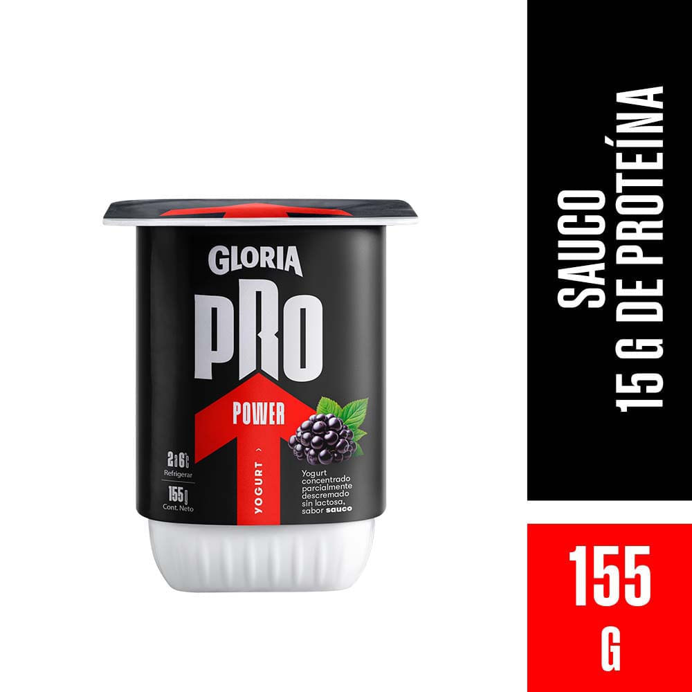 Yogurt GLORIA Pro Power Sabor Sauco Vaso 155g