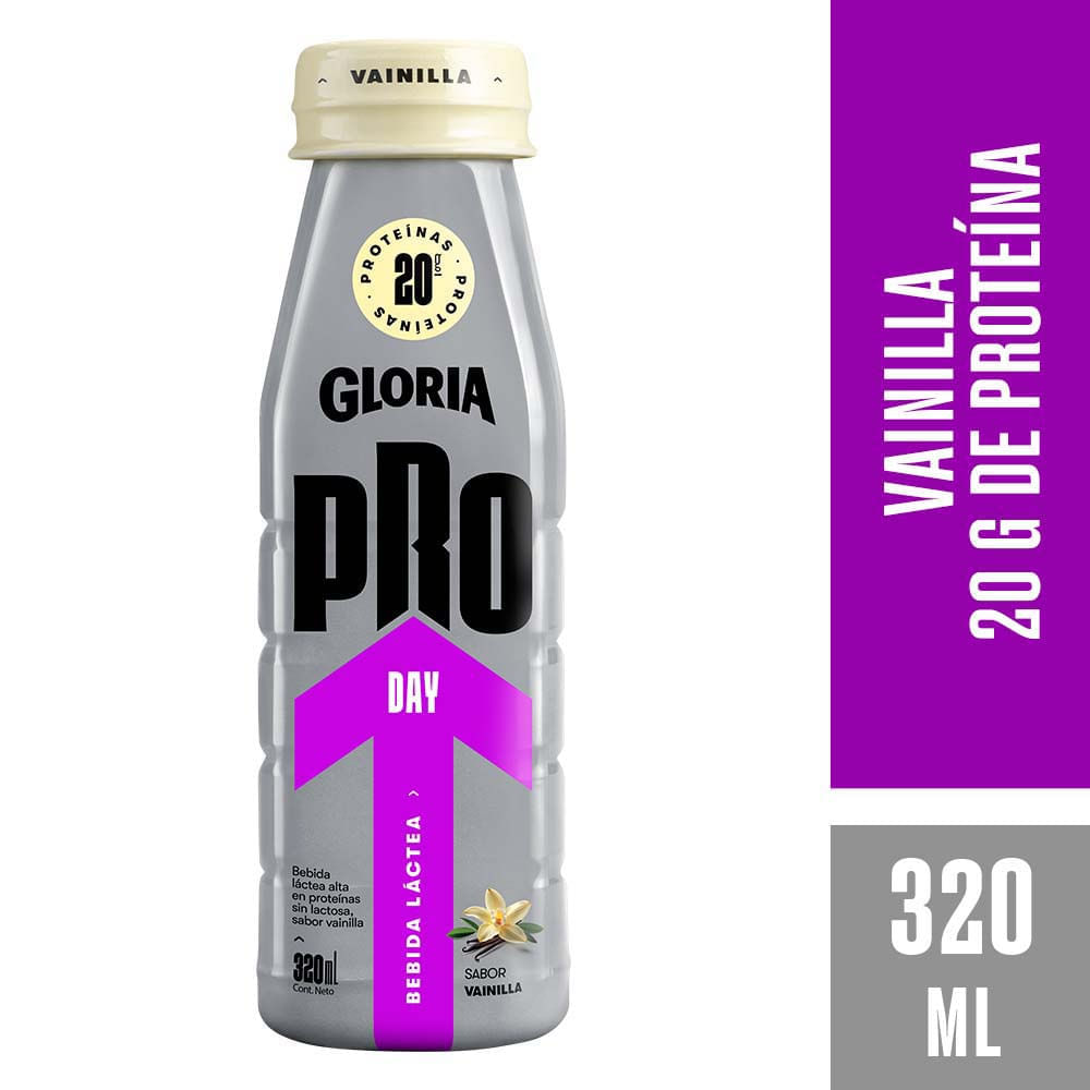 Bebida Láctea GLORIA Pro Day Vainilla Botella 320ml