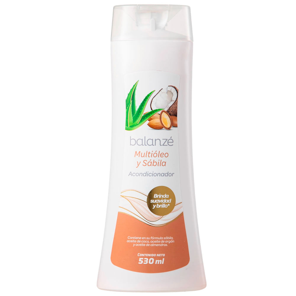 Acondicionador BALANZÉ Multióleos y Sábila Frasco 530ml