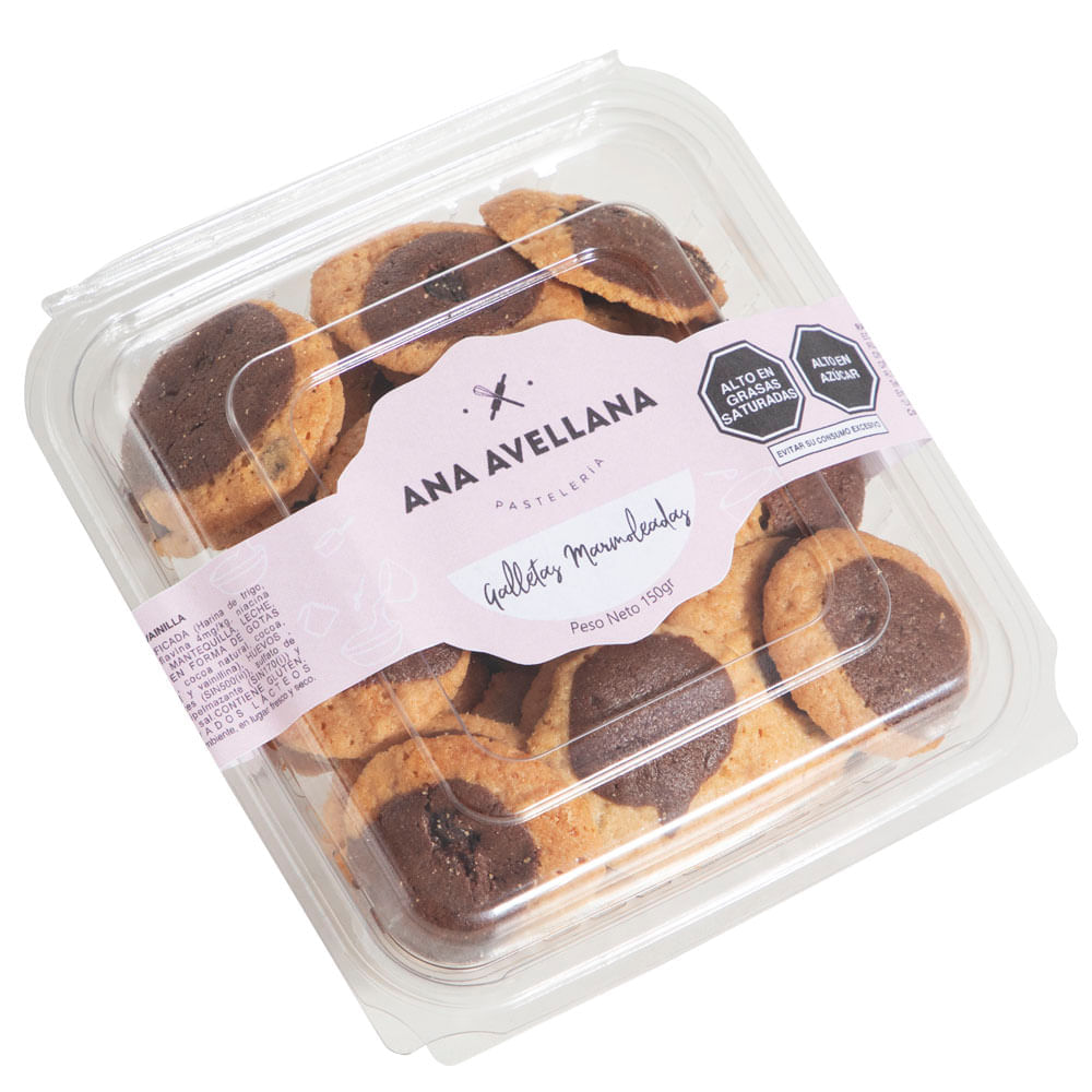 Galletas Marmoleadas ANA AVELLANA Bandeja 150g