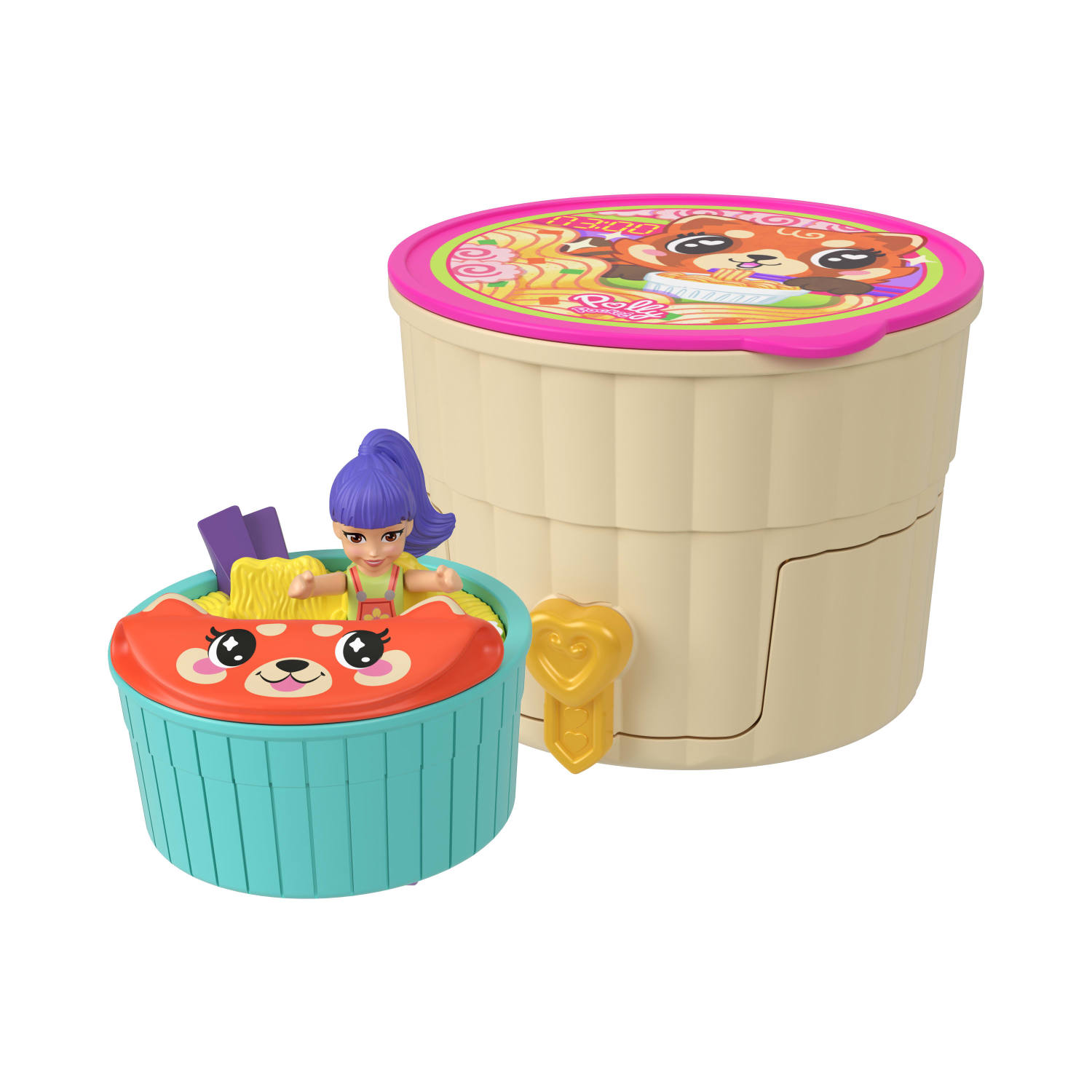 Set De Juego Polly Pocket Compacto Comidita Rápida