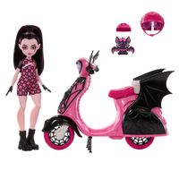 Muñeca Monster High Draculaura Con Scooter