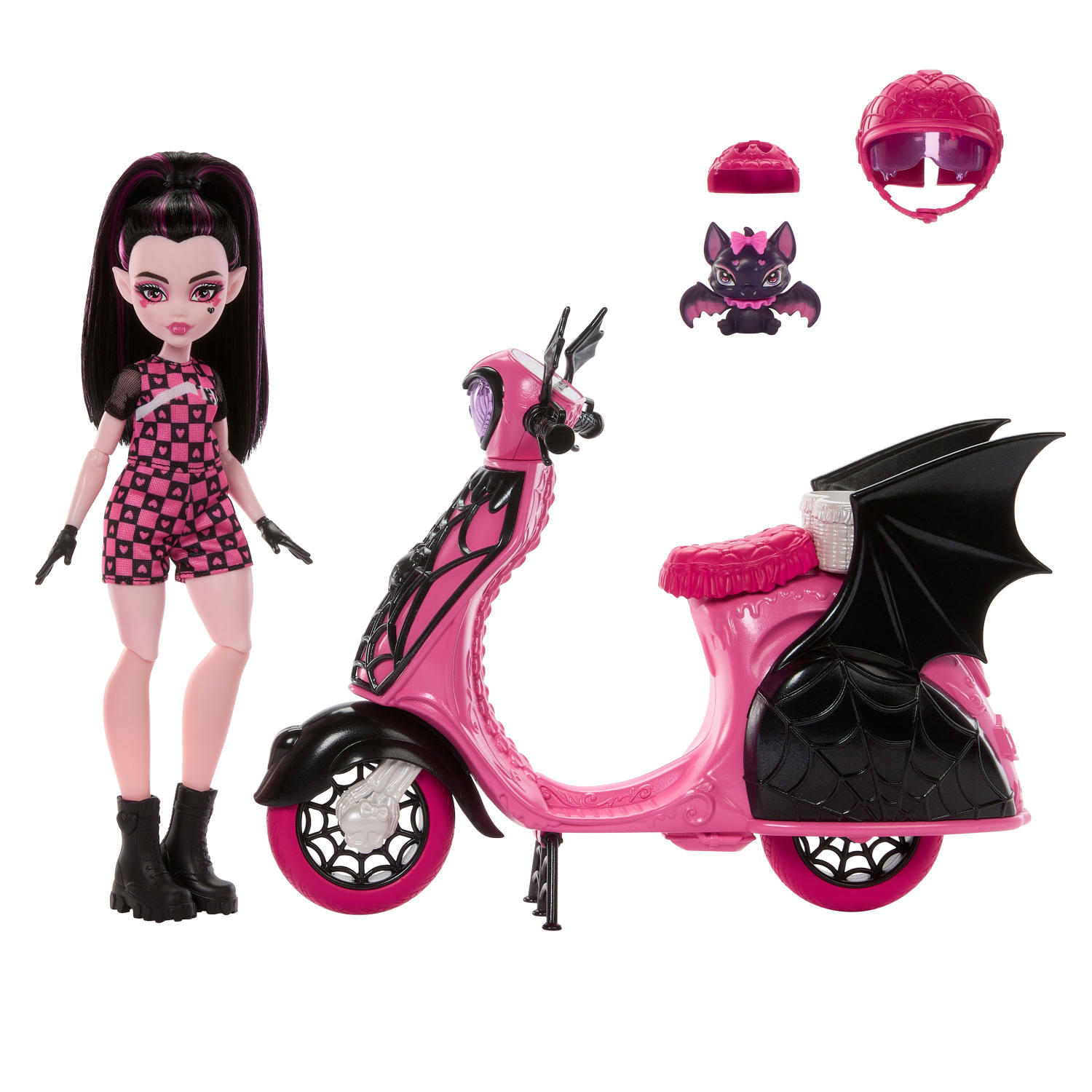 Muñeca Monster High Draculaura Con Scooter
